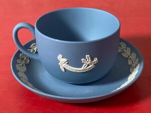 1円～　Wedgwood　ウェッジウッド　カップ&ソーサー　ジャスパー　口径：約8.5cm　高さ：約5.5cm