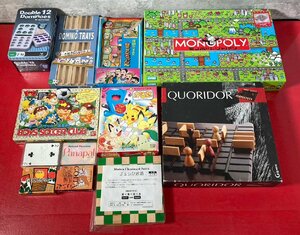 1円～　ボードゲーム　カードゲーム 等　ジャンル 色々　大量　約6kg　まとめ売り　現状品 / モノポリー / ポケモン / まことちゃん