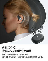 イヤレスイヤホン オープンイヤー イヤホン SOUNDPEATS GoFree 2 ハイレゾ LDAC Bluetooth5.3 マルチポイント 最大35時間連続再生 16.2ｍｍ_画像3