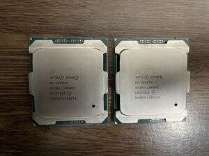 Intel Xeon E5-2660 v4 SR2N4 14コア 2GHz LGA2011-3 動作品2個セット