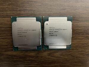 Intel Xeon E5-2660 v3 SR1XR 10コア 2.6GHz LGA2011-3 動作品 2個セット