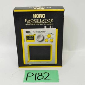 P182 KORG/コルグ KO-1 KAOSSILATOR ダイナミック・フレーズ・シンセサイザー 通電ok