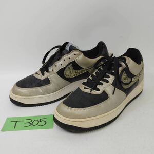 T305 2001年製 NIKE AIR FORCE 1 BLACK SNAKE 624040-001 レア　レトロ　ヴィンテージ　27.5