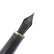 Y 1円スタート モンブラン MONTBLANC 万年筆 マイスターシュテュック ペン先14K 585 ブラック ブランド筆記用具 ヴィンテージ_画像6