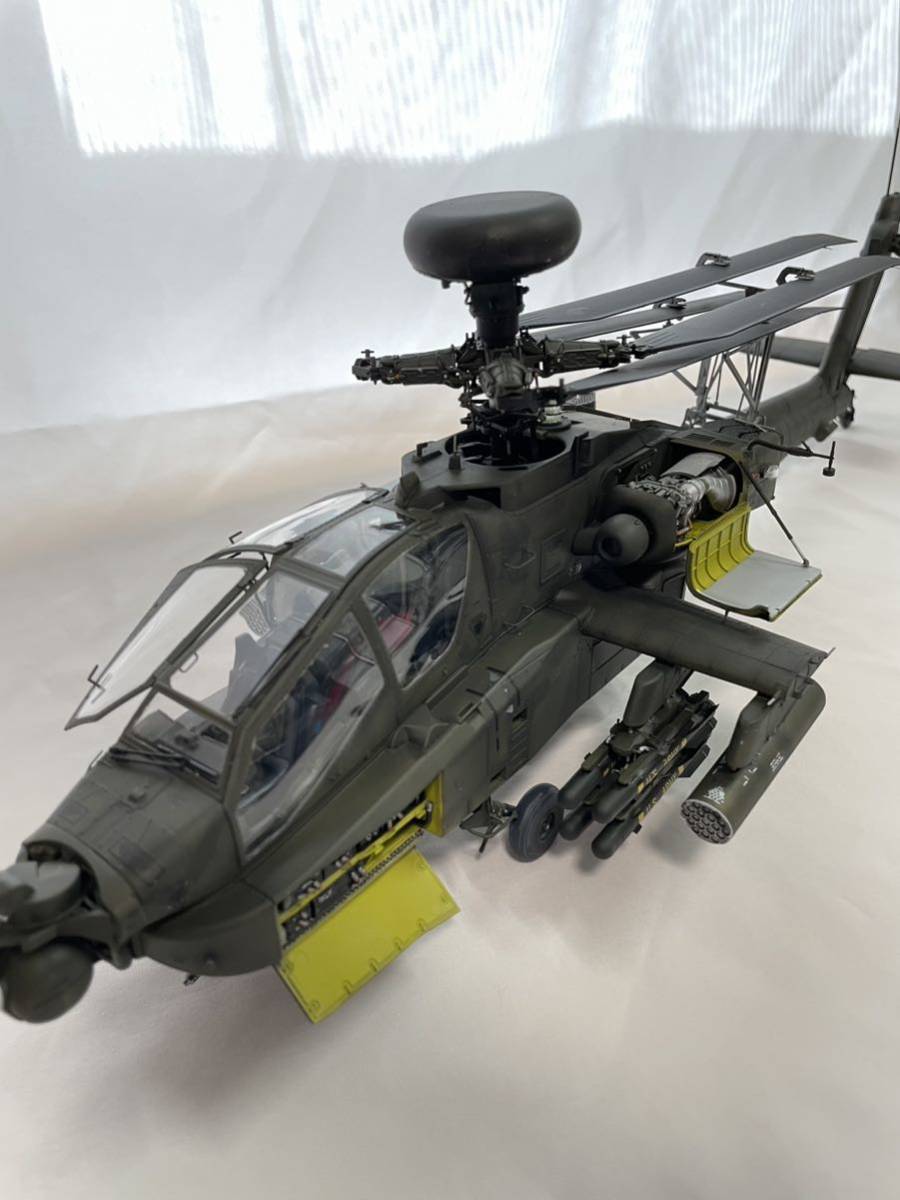 Tacom 1/35 AH-64D Apache Longbow Painted Complete Helicopter, plastic model, aircraft, Finished product