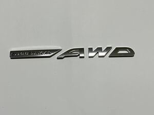 スバル純正　AWDエンブレム　中古美品　インプレッサ　レガシィ等