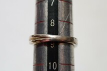 662 天然ムーンストーン リング 指輪 約9号 ヴィンテージ アクセサリー SILVER刻印 ビンテージ アンティーク 天然石 カラーストーン 装飾品_画像5