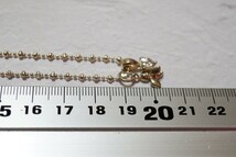 1580 海外製 ジルコニア シルバー ペンダント ネックレス ヴィンテージ アクセサリー 925刻印 アンティーク ペンダントトップ 装飾品_画像6