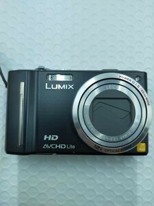 □Panasonic Lumix DMC-TZ10 コンパクトデジタルカメラ パナソニック ルミックス ブラック ※動作未確認 バッテリー充電器なし