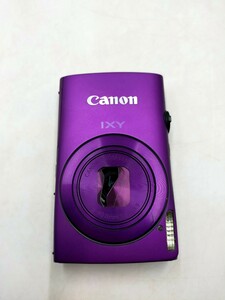 ●Canon IXY600F コンパクトデジタルカメラパープル 紫 FULL HD キャノン コンデジ デジカメ イクシィ ※レンズカバーの閉まり悪い