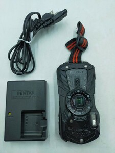 ● RICOH PENTAX optio WG-2 アウトドアカメラ 防水 耐衝撃 コンパクトデジタルカメラ ブラック リコー 