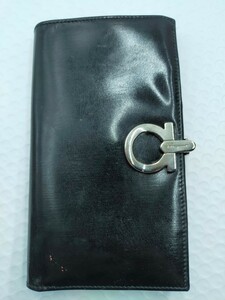 ○Salvatore Ferragamo サルバトーレフェラガモ 長財布 ロングウォレット ブラック