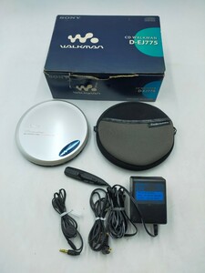 ○SONY CD WALKMAN D-EJ775 ホワイト ウォークマン ソニー ポータブルCDプレーヤー ※音は聞こえるがリモコンが作動しません