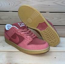 ナイキ 27.5cm スケートボーディング ダンク ロー プロ プレミアム レッド 税込定価14300円 NIKE SB DUNK LOW PRO スケシュー ケートボード_画像1