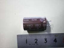 電解コンデンサー 1000μF　25V ELNA　5個セット　未使用品　【複数セット有】　【管92-3】_画像2