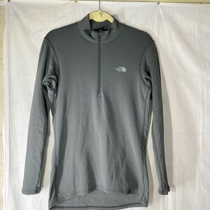 ◎【THE NORTH FACE/ザノースフェイス】NU66151 Sサイズ グレー L/S HOT ZIP UP ロングスリーブホットジップアップ メンズ men's 長袖