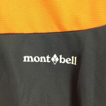 ◎【mont-bell/モンベル】1132219 長袖ハーフジップシャツ XLサイズ ランニング スポーツウェア オレンジ×ネイビー【全国送料一律520円】_画像4