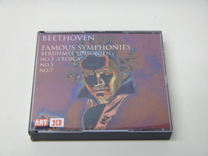 【545】☆2CD☆BEETHOVEN FAMOUS SYMPHONIES / SYMPHONIES NO.3 NO.5 NO.7 ☆