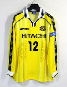 難あり UMBRO◆柏レイソル◆1999-00年 長袖 (H) #12 ユニフォーム:O-XO 酒井 直樹