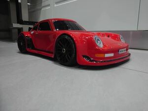 DELTA PLASTIK - 1/8GT用Porsche クリアボディ　 -1 無限MGT7 サーパントSRX8 XrayGTX8 HONG NOR GTS 1/8エンジンカ-ボディ