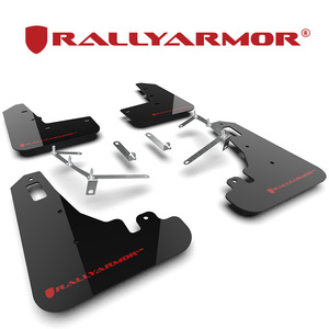 Rally Armor 2021- スバル BRZ ZD8 マッドフラップ ブラック/レッド 正規輸入品