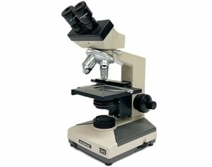 OLYMPUS オリンパス CH-2 生物顕微鏡 双眼顕微鏡 実習用 研究用 対物レンズ 接眼レンズ スライドグラス 純正付属品有 通電確認済 現状品