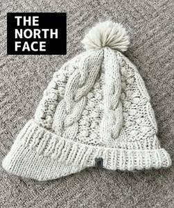 THE NORTH FACE ザノースフェイス 帽子 ニット帽 オフホワイト アイボリー キャップ ケーブル編み ユニセックス メンズ　レディース