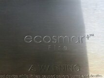 bh52■エコスマート ファイヤー/Eco Smart Fire■Aspect Leather/アスペクト レザー/2021年購入品バイオエタノール暖炉/ブラック/定価120万_画像6