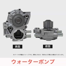 タイミングベルトとファンベルトセット オイルシール付 三菱 パジェロミニ H58A H11.12～H12.10用 7点セット 車 ファン ベルト_画像10