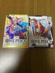 ONE PIECE ワンピース　カードゲーム スタートデッキ Side モンキー・D・ルフィ　Side ヤマト　2種セット
