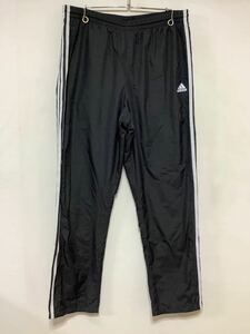 S-1108 adidas アディダス トレーニングパンツ 2XO ブラック シャカシャカパンツ ロングパンツ ロゴプリント CLIMASTORM