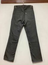 R-1145 Levi's リーバイス 519-45 ピケパン カラーパンツ W29 ダークグレー_画像2