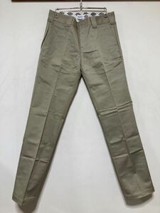 S-1151 Dickies ディッキーズ カラーパンツ チノパン W30 カーキ系