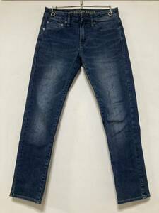 R-1118 AMERICAN EAGLE OUT FIT TERS アメリカンイーグル デニムパンツ W28 ストレッチ スキニー ユーズド加工 ジーンズ ジーパン