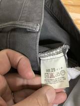 R-1145 Levi's リーバイス 519-45 ピケパン カラーパンツ W29 ダークグレー_画像5