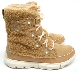 Молодежные сапоги Sorel Youth Youth Sorel Explorer Cosy NY4894 262: каноэ, Мел 3 (21,0 см)