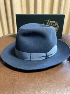 ☆ Borsalino ボルサリーノ フェルトハット クアリタ・スーペリオーレ チンクァンタグランミ Q.S. 50 grams 114665 0492 57cm《送料無料》