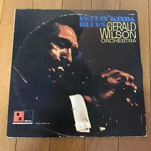 US盤 LP / Gerald Wilson Orchestra / Feelin' Kinda Blues /Pacific Jazz PJ-10099