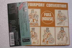 【国内盤 紙ジャケット・廃盤】フェアポート・コンヴェンション Fairport Convention ★ フル・ハウス＋5 Full House