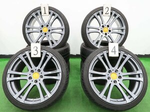 4本 アルジェノン フェニーチェ 19インチ 8J 9J +38 5H 114.3 ラジアル NANKANG ULTRA SPORT タイヤおまけ 225/35R19 245/35R19 再塗装品