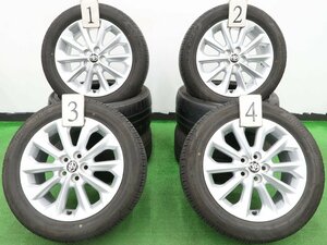 4本 トヨタ カローラ ツーリング 純正 16インチ 7J +50 ラジアル ブリヂストン エコピア EP150 205/55R16 カローラ スポーツ プリウス 平面