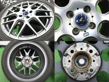 4本 社外 weds レオニス 16インチ 6J +45 4H 100 ラジアル ブリヂストン 185/55R16 アクア NHP10 ヴィッツ ヤリス スイフト ZC13S ZC53S_画像6