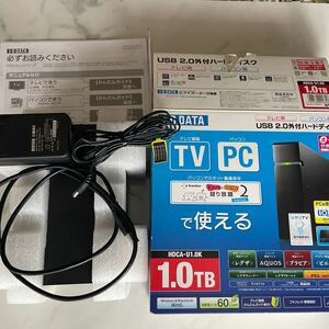 I−O・データUSB 2.0外付ハードディスク HDCA-U 1.0K 1.0TB