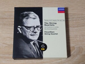 ショスタコーヴィチ:弦楽四重奏曲全集　フィッツウィリアム弦楽四重奏団　6CD