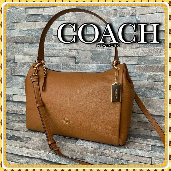 ◆◇◆ コーチ COACH バッグ ショルダーバッグ ライトサドル ペブルド レザー ミア レディース 