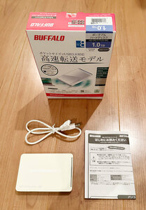 ポータブルハードディスク 1.0TB BUFFALO(バッファロー) HD-PCT1TU3-WC USB3.0対応 Win/Mac両対応 テレビ対応 