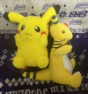 ポケモン　ポケットモンスター　つれってでっかいぬいぐるみ　デンリュウ グッズ　ほっこりいやされでっかいぬいぐるみ　ピカチュウ