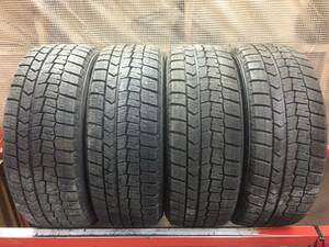 ★☆バリ山!! 195/55R15 ダンロップ WINTER MAXX WM02 4本セット!! 引取可 A284☆★