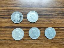 オーストラリア 外国古銭◆5枚セット◆1シリング 羊 1946,1948,1953,1959年2枚 エリザベス2世 外国コイン 外国硬貨 アンティーク/SHILLING_画像2