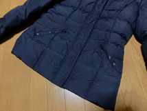 ■Abercrombie&Fitch アバクロンビーアンドフィッチ アバクロ レディース 中綿 ジャケット サイズM 紺系 中古 送料無料！_画像8